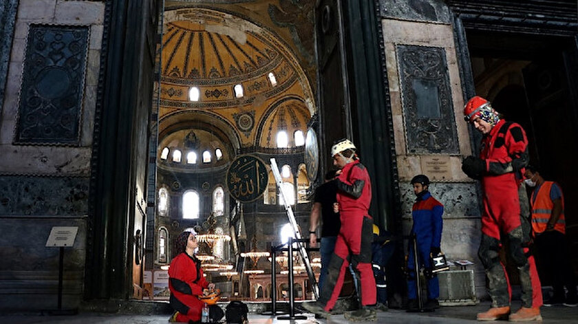 Ayasofyadaki yeni keşifler bilim dünyasıyla paylaşılacak: Dünyadan araştırmacılar bir araya geliyor