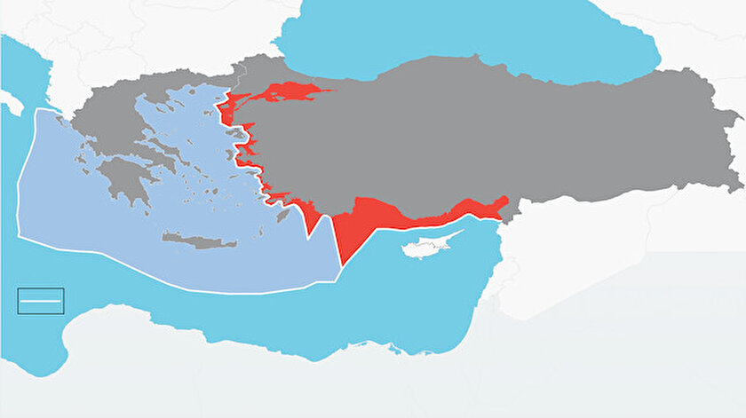 Türkiye’yi kendi kıyılarına hapsetmek isteyen Yunanistan ve Fransa’nın dayanak olarak aldığı Sevilla Haritası 2007 yılında ortaya çıktı. 