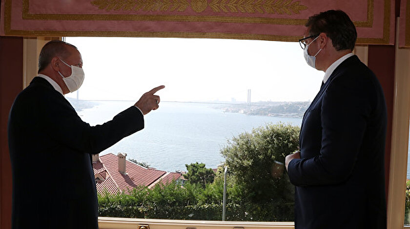 Cumhurbaşkanı Erdoğan - Aleksandar Vucic