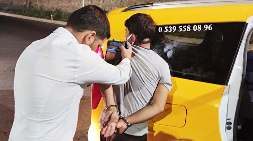 Zanlı suçüstü yakalandı.