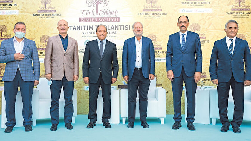 İsimler Sözlüğü edebiyat hazinemiz