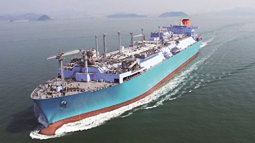 Yüzer LNG depolama sistemimiz gelecek yıl tamam.