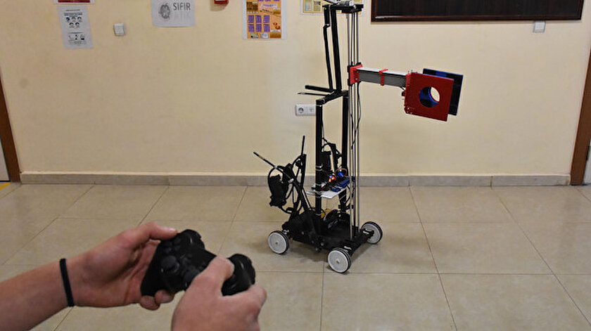 Gençler robot tasarladı