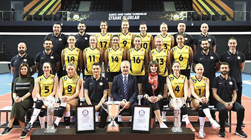 VakıfBank ikinci kez Guinness Dünya Rekorları'nda.
