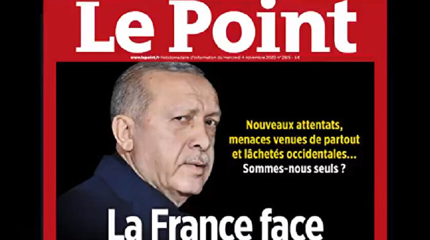 Türkiye düşmanı Fransız dergi Le Point yine Erdoğan’ı hedef aldı