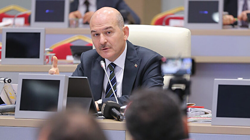 İçişleri Bakanı Süleyman Soylu Afet ve Acil Durum Kurulu Toplantısı'nda konuştu.