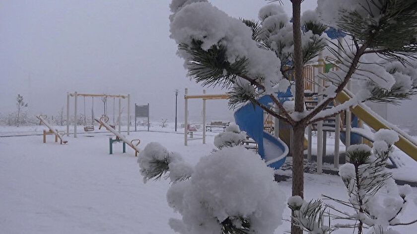 Erzurum kar ve sise teslim