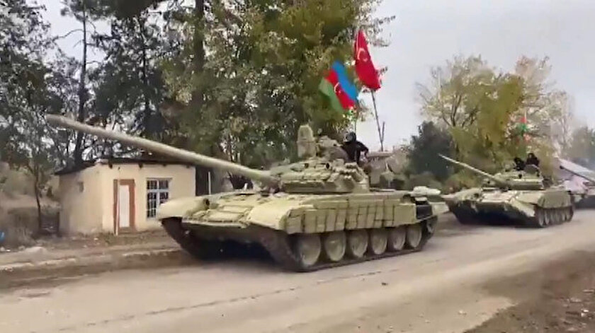 Azerbaycan ordusu Kelbecere girdi