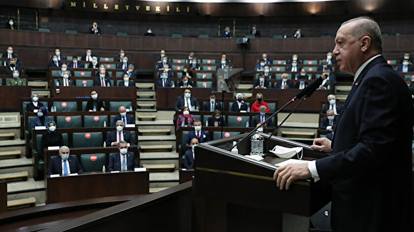 Cumhurbaşkanı Erdoğan AK Parti Grup Toplantısı'nda konuştu.