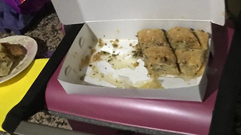 Damat kayınpederine zehirli baklava gönderdi.