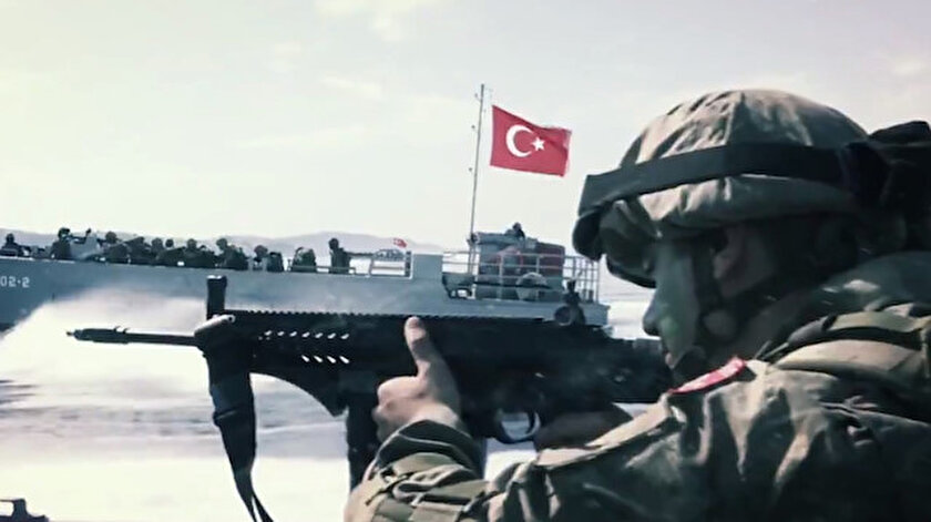 MSB tarafından paylaşılan videodan kesit