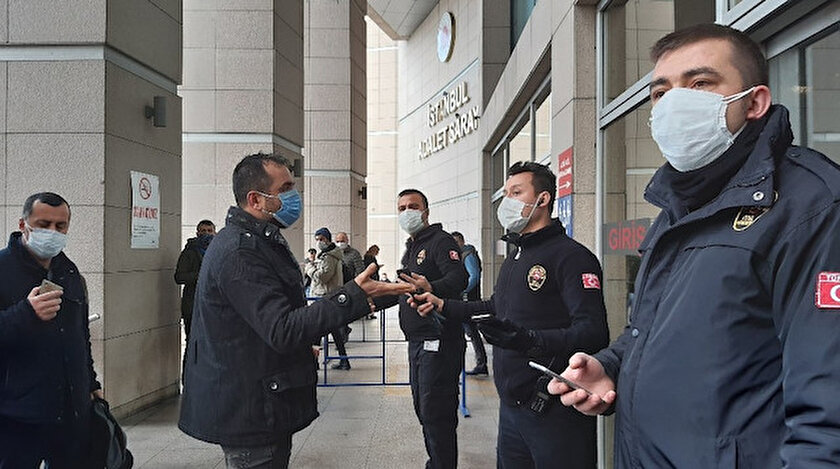 Adliyeye alınmayan temaslı polislere tepki gösterdi.