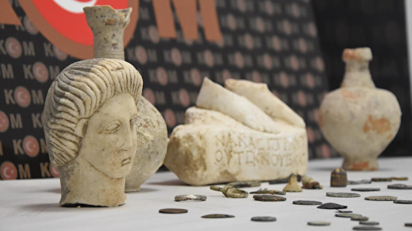 Kütahya’da 101 tarihi eser ele geçirildi