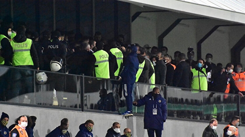 Yöneticiler arasında yaşanan tartışma objektiflere yansıdı.