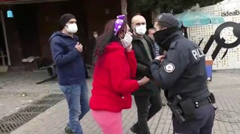 Polislere zorluk çıkaran Gamze S.