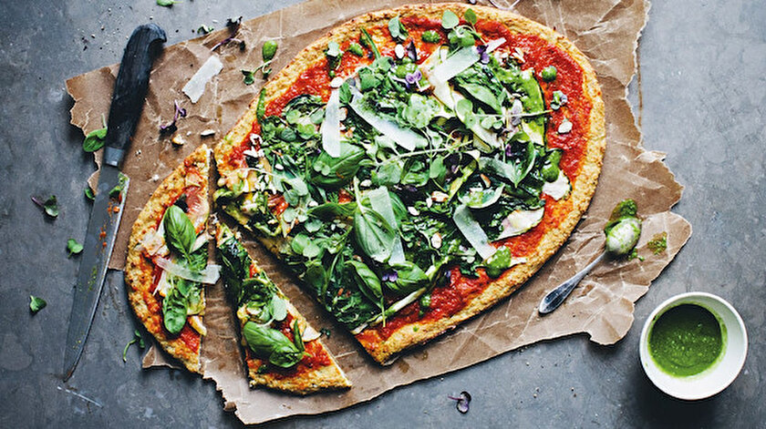 Sebzeli pizza denediniz mi? Yeni Şafak