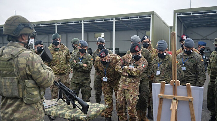 yabanci askerler nato tatbikatinda kara