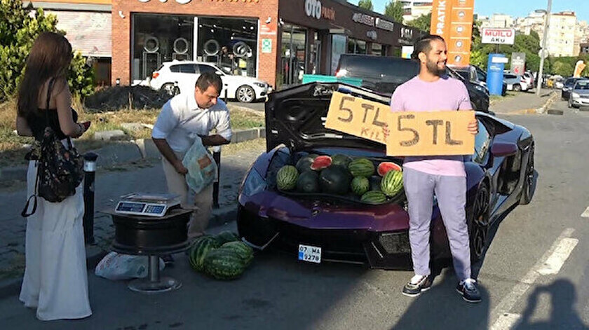 lamborghini de karpuz satip polis