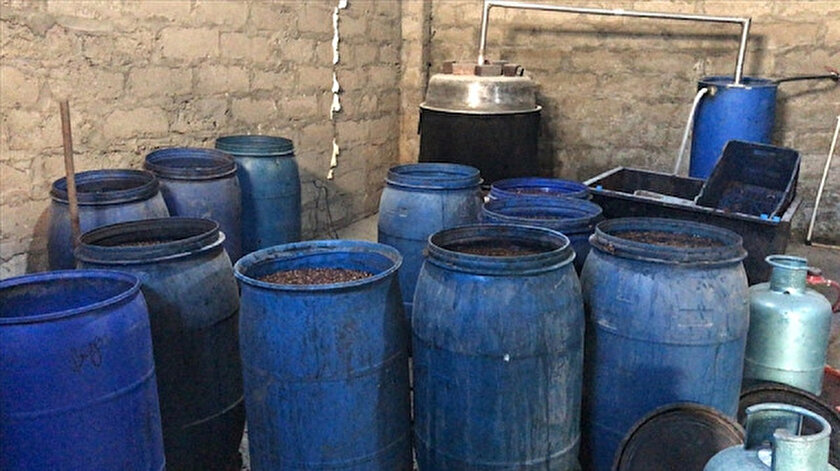 Trakyada 9 ton 171 kilogram sahte içki ele geçirildi