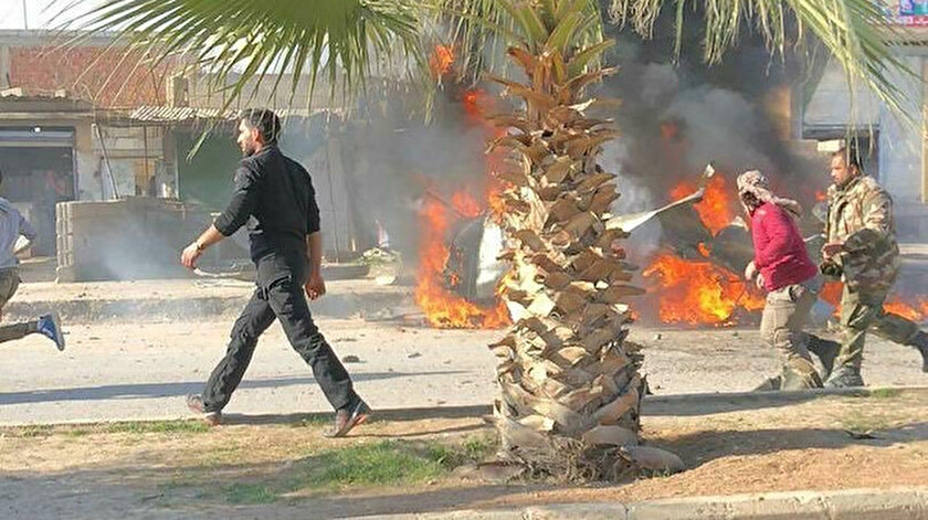 İlk belirlemelere göre saldırıda iki çocuk yaşamını yitirdi.
