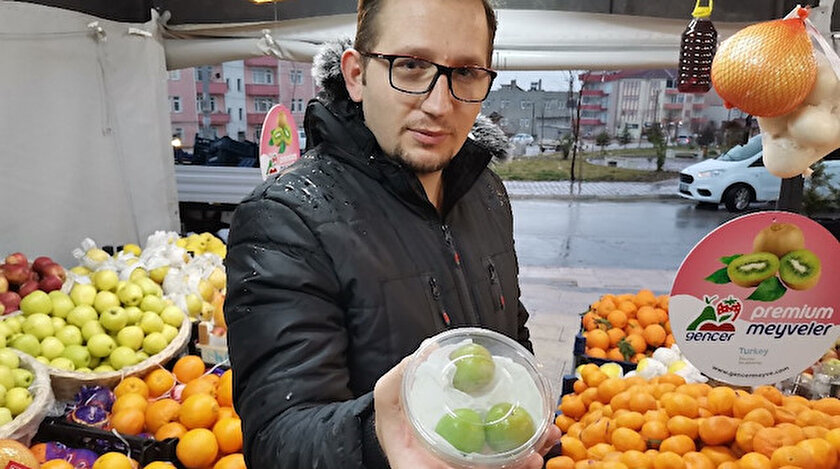 Eriğin 3 tanesi 60 liraya denk geliyor.