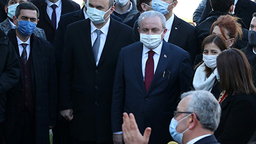 TBMM Başkanı Mustafa Şentop açıklama yaptı.