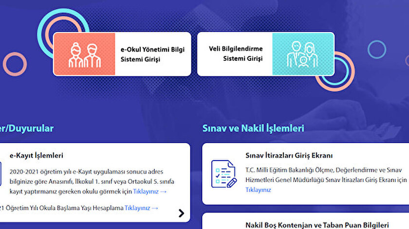 e-Okul VBS ile takdir teşekkür hesaplama