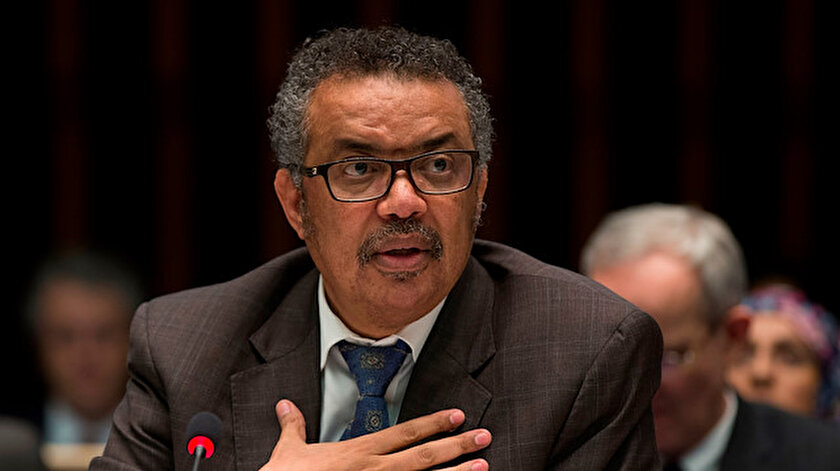 Dünya Sağlık Örgütü (DSÖ) Genel Direktörü Dr. Tedros Adhanom Ghebreyesus.