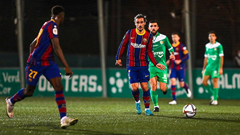 Maça ilk 11'de başlayan Griezmann, karşılaşmada 101 dakika süre aldı.
