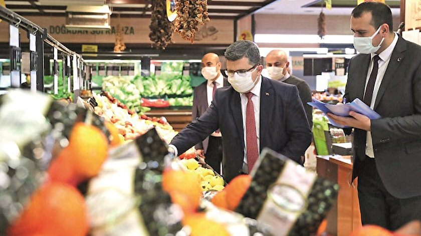Elde edilen veriler Haksız Fiyat Değerlendirme Kurulu tarafından değerlendirilecek, haksız fiyat artışı ile stokçuluk yaptığı tespit edilenlere idari para cezası uygulanacak.