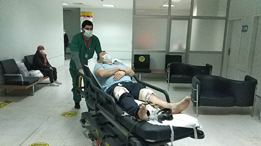 Çıkan komşu kavgasında 5 kişi hastanelik oldu.