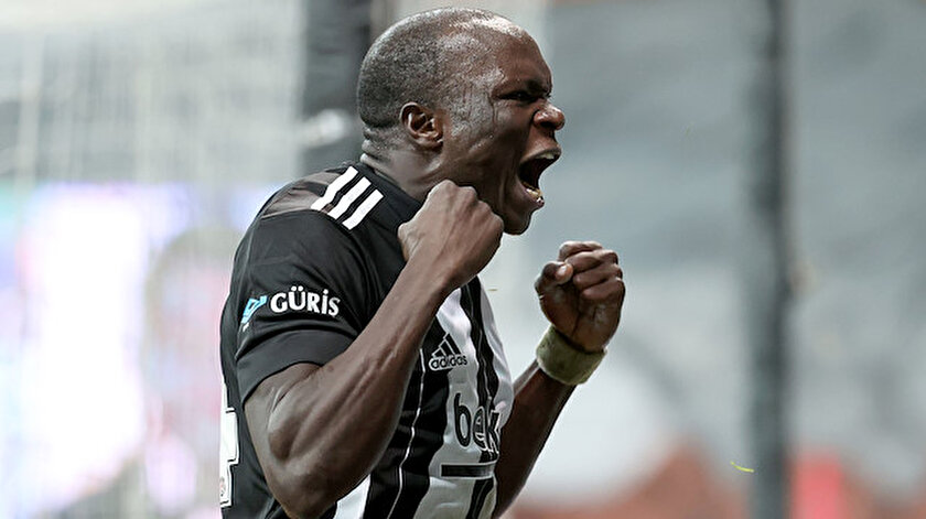 Aboubakar'ın galibiyeti getiren golünde yaşadığı sevinç.