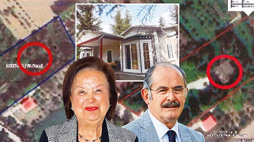 Eskişehir Büyükşehir Belediye Başkanı Büyükerşenin eşi adına yapılan kaçak villa için 38 bin lira ceza