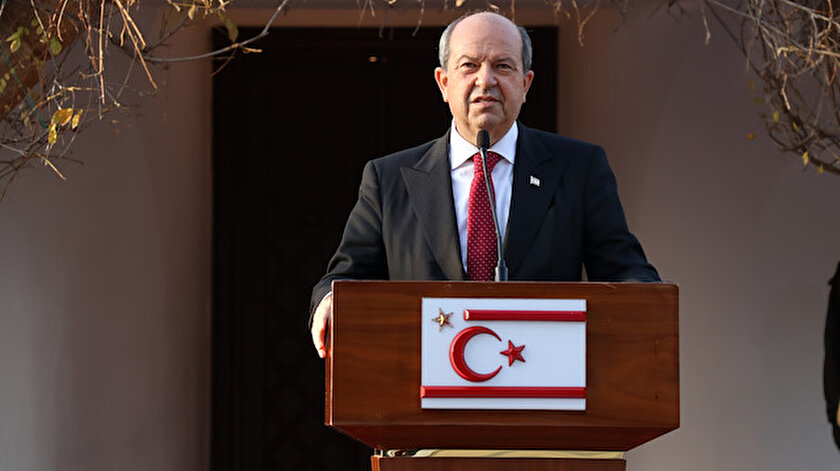 KKTC Cumhurbaşkanı Tatardan net mesaj: Türkiyenin garantörlüğü kırmızı çizgimizdir