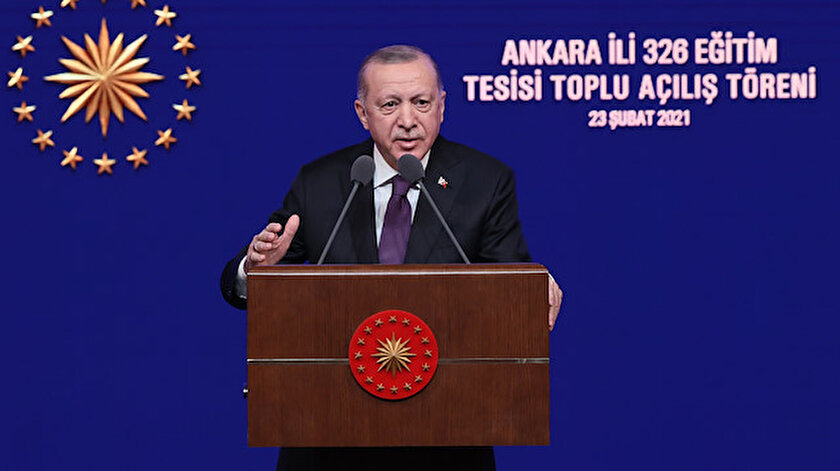 Cumhurbaşkanı Erdoğan konuştu.