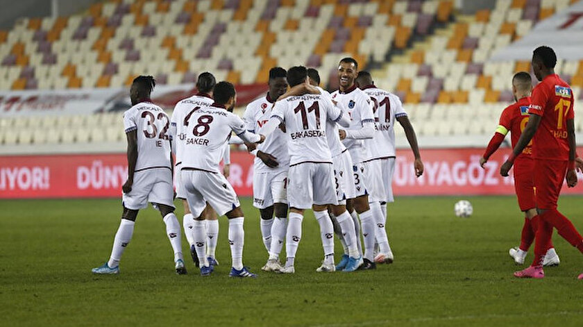 Trabzonspor ligde 4. sırada bulunuyor.