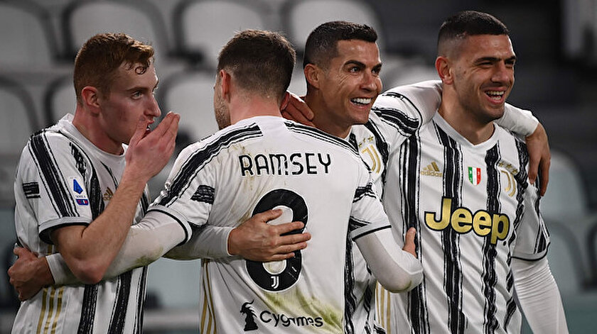 Juventuslu futbolcuların gol sevinçleri