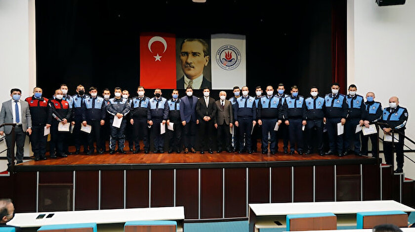 Pandeminin kahramanları başarı belgelerini aldı