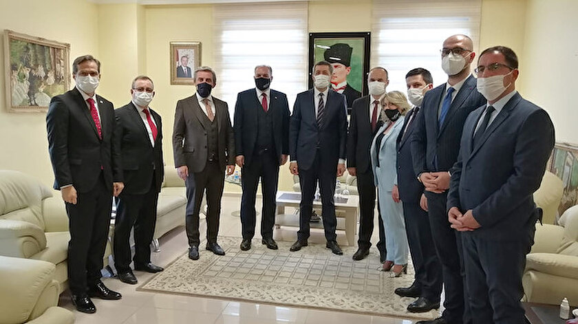 Milli Eğitim Bakanı Ziya Selçuk Kosovalı heyet ile Trakya Üniversitesi’nde bir araya geldi