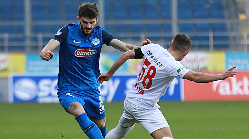 Rizede kırmızı var, gol yok