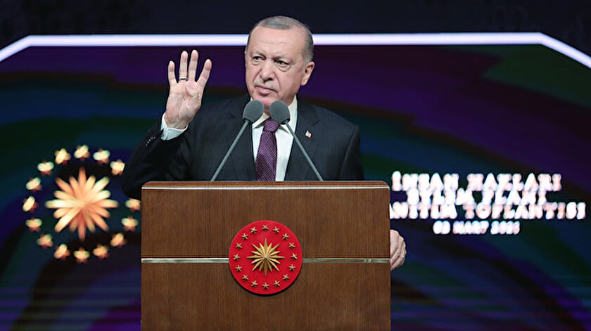 Cumhurbaşkanı Erdoğan İnsan Hakları Eylem Planını açıkladı