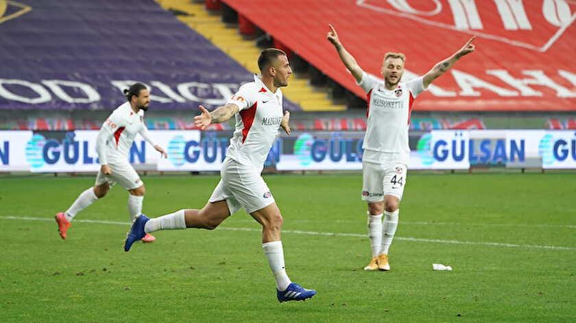 Nefes kesen maç Gaziantepin