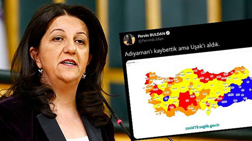 HDPli Pervin Buldan koronavirüs risk haritasında algı yapmaya kalkıştı cevabını aldı