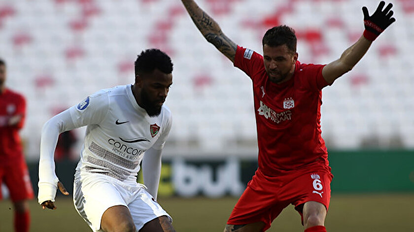 Sivasspor-Hatayspor maçında kazanan çıkmadı
