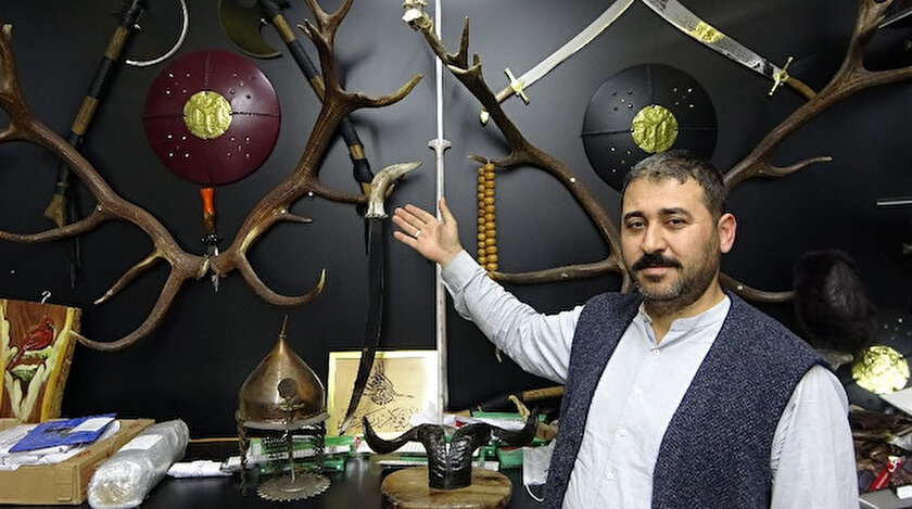 Tarihi dizilerden etkilenen gazi savaş aletleri üretmeye başladı