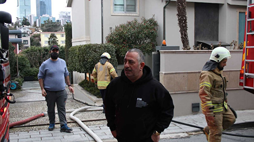 Cem Yılmazın evinde yangın çıktı