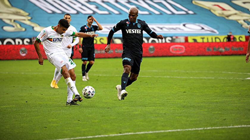 Trabzonspor evinde Fenerbahçeden sonra Alanyaspora da kaybetti