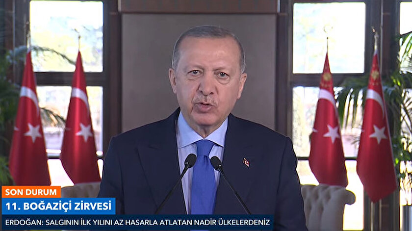 Cumhurbaşkanı Erdoğan 11. Boğaziçi Zirvesinde konuştu: Çinden sonra ikinci sıradayız