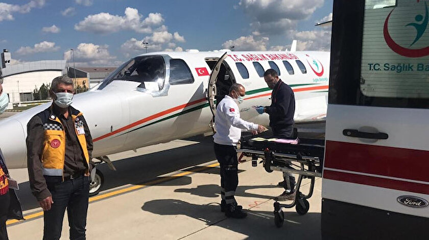 Batmanda ambulans uçak 22 aylık bebek için havalandı