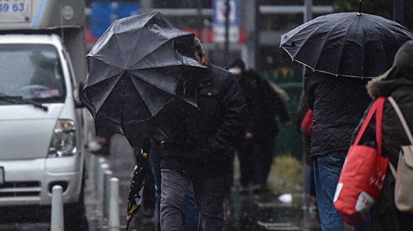 meteorolojiden kuvvetli yagis uyarisi istanbul kocaeli sakarya canakkale bursa hava durumu yeni safak